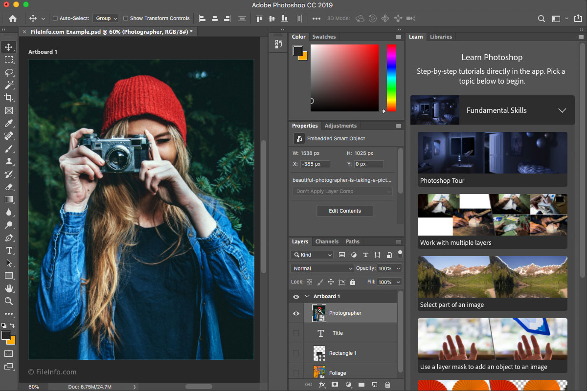 دورة برنامج الفوتوشوب Adobe Photoshop